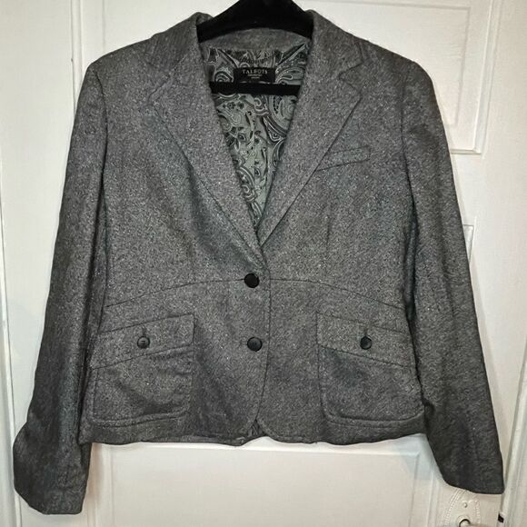 Talbots Wool Blend Lined Blazer - Picture 1 of 9